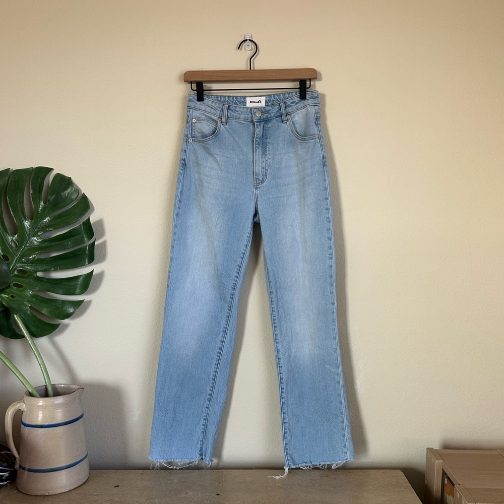 ROLLA'S Light Blue Straight Leg Women's Jeans